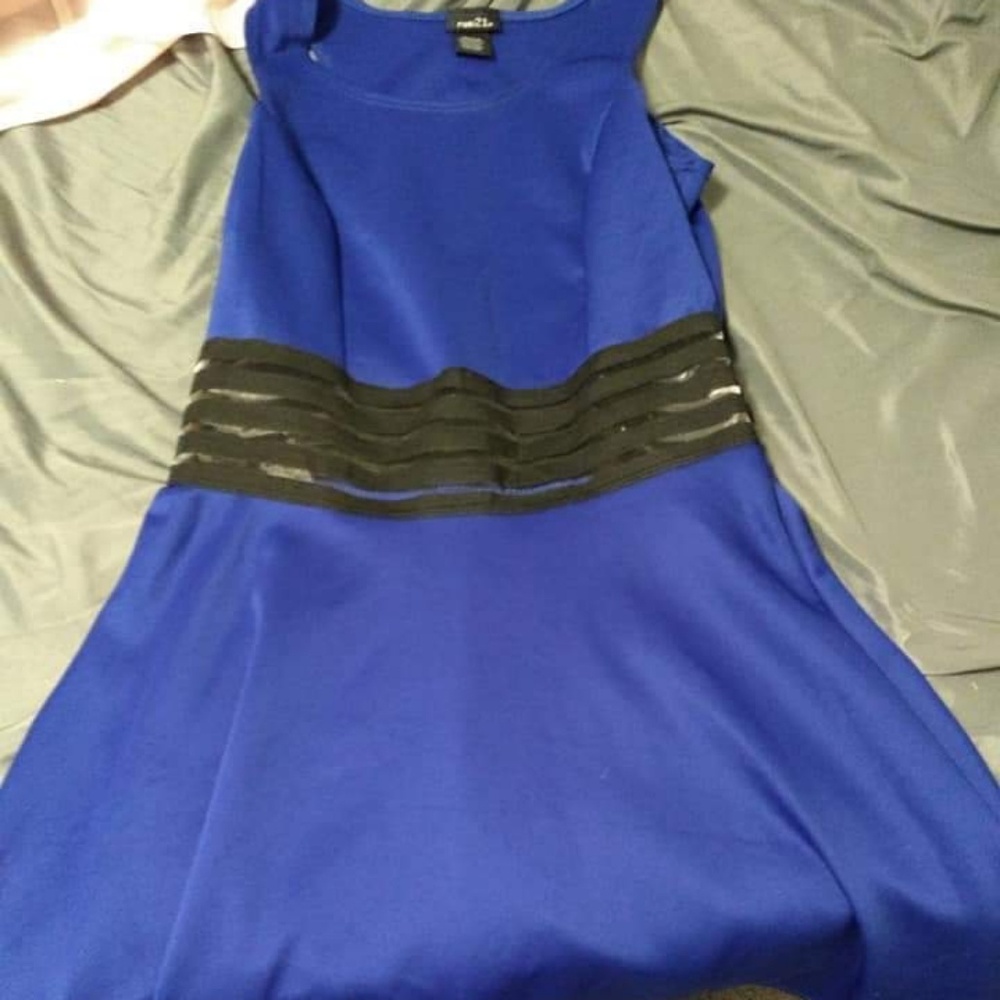 Blue dress